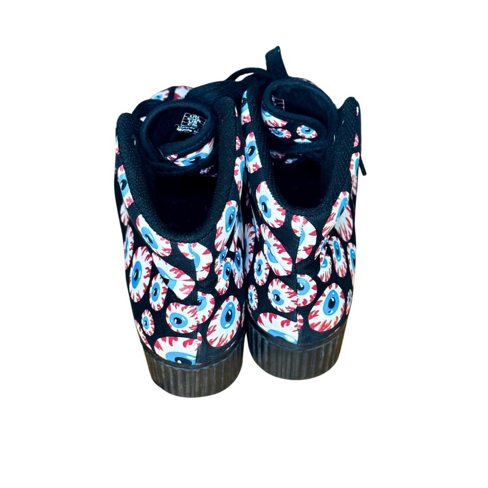 SOLD y2k emo goth jc play by jeffrey campbell hiya-eye platform sneakers woman 8 - Picture 3 of 10